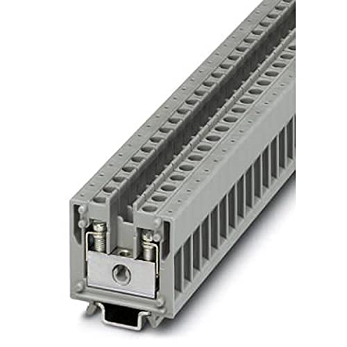 PHOENIX CONTACT MBK 5 Mini-Durchgangsklemme, 500V Nennspannung, 32A Nennstrom, 2 Anzahl der Anschlüsse, 0.2mm²-4mm² Querschnitt, 24-12 AWG, 62mm Breite, Grau, 50 Stück PHOENIX CONTACT MBK 5 Mini-Durchgangsklemme, 500V Nennspannung, 32A Nennstrom, 2 Anzahl der Anschlüsse, 0.2mm²-4mm² Querschnitt, 24-12 AWG, 62mm Breite, Grau, 50 Stück von PHOENIX CONTACT