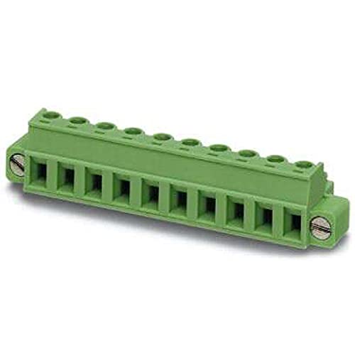 PHOENIX CONTACT MC 1.52-ST1F-5.08 PCB connector, green, 1.5mm² nominal cross-section, 2 number of connections, MC 1.5..-ST1F article family, 5.08mm pitch, 50 pieces PHOENIX CONTACT MC 1.52-ST1F-5.08 PCB connector, green, 1.5mm² nominal cross-section, 2 number of connections, MC 1.5..-ST1F article family, 5.08mm pitch, 50 pieces von PHOENIX CONTACT