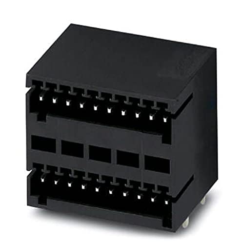 PHOENIX CONTACT MCD 0,5/6-G1-2,5 HT BK Leiterplattengrundleiste, 0.5 mm² Nennquerschnitt, 12 Anschlüsse, MCD 0,5/..-G1-HT Artikelfamilie, 2.5 mm Rastermaß, 3.8 mm Pinlänge, Schwarz, 50 Stück PHOENIX CONTACT MCD 0,5/6-G1-2,5 HT BK Leiterplattengrundleiste, 0.5 mm² Nennquerschnitt, 12 Anschlüsse, MCD 0,5/..-G1-HT Artikelfamilie, 2.5 mm Rastermaß, 3.8 mm Pinlänge, Schwarz, 50 Stück von PHOENIX CONTACT