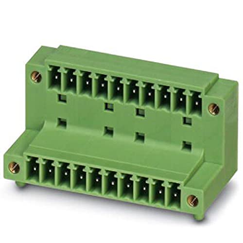 PHOENIX CONTACT MCD 1,5/16-GF-3,81 Leiterplattengrundleiste, 1.5mm² Nennquerschnitt, 32 Anschlüsse, MCD 1,5/..-GF Artikelfamilie, 3.81mm Rastermaß, 3.5mm Pinlänge, Grün, 50 Stück PHOENIX CONTACT MCD 1,5/16-GF-3,81 Leiterplattengrundleiste, 1.5mm² Nennquerschnitt, 32 Anschlüsse, MCD 1,5/..-GF Artikelfamilie, 3.81mm Rastermaß, 3.5mm Pinlänge, Grün, 50 Stück von PHOENIX CONTACT