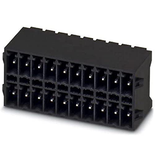 PHOENIX CONTACT MCDN 1,5/13-G1-3,5 RNP26THR Leiterplattengrundleiste, 1.5 mm² Nennquerschnitt, 26 Anschlüsse, MCDN 1,5/..-G1-RN-THR Artikelfamilie, 3.5 mm Rastermaß, 2.6 mm Pinlänge, Schwarz, 40 Stück PHOENIX CONTACT MCDN 1,5/13-G1-3,5 RNP26THR Leiterplattengrundleiste, 1.5 mm² Nennquerschnitt, 26 Anschlüsse, MCDN 1,5/..-G1-RN-THR Artikelfamilie, 3.5 mm Rastermaß, 2.6 mm Pinlänge, Schwarz, 40 Stück von PHOENIX CONTACT