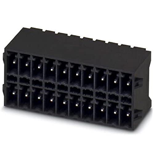 PHOENIX CONTACT MCDN 1,5/5-G1-3,5 RNP14THR Leiterplattengrundleiste, 1.5 mm² Nennquerschnitt, 10 Anschlüsse, MCDN 1,5/..-G1-RN-THR Artikelfamilie, 3.5 mm Rastermaß, 1.4 mm Pinlänge, Schwarz, 55 Stück PHOENIX CONTACT MCDN 1,5/5-G1-3,5 RNP14THR Leiterplattengrundleiste, 1.5 mm² Nennquerschnitt, 10 Anschlüsse, MCDN 1,5/..-G1-RN-THR Artikelfamilie, 3.5 mm Rastermaß, 1.4 mm Pinlänge, Schwarz, 55 Stück von PHOENIX CONTACT