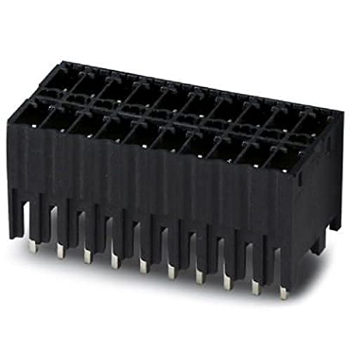 PHOENIX CONTACT MCDNV 1,5/4-G1-3,81 P26THR Leiterplattensteckverbinder, Schwarz, 1.5 mm² Nennquerschnitt, 8 A, 160 V, 8 Polzahl, MCDNV 1,5/..-G1-THR Artikelfamilie, 3.81 mm Rastermaß, 70 Stück PHOENIX CONTACT MCDNV 1,5/4-G1-3,81 P26THR Leiterplattensteckverbinder, Schwarz, 1.5 mm² Nennquerschnitt, 8 A, 160 V, 8 Polzahl, MCDNV 1,5/..-G1-THR Artikelfamilie, 3.81 mm Rastermaß, 70 Stück von PHOENIX CONTACT