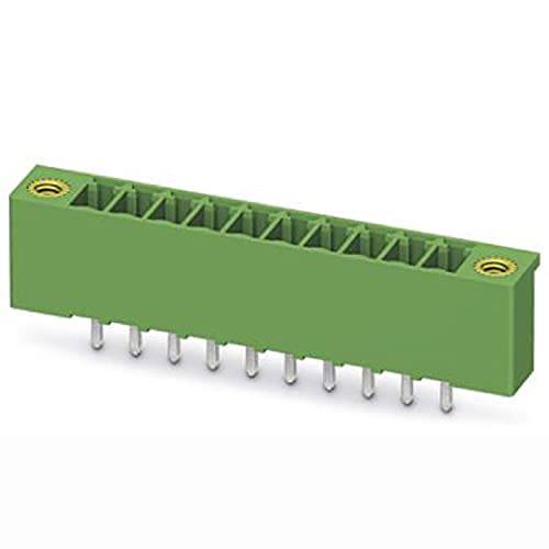 PHOENIX CONTACT MCV 1,5/16-GF-3,81-LR Leiterplattensteckverbinder, 1.5 mm² Nennquerschnitt, 16 Anschlüsse, MCV 1,5/..-GF-LR Artikelfamilie, 3.81 mm Rastermaß, Grün, 50 Stück von PHOENIX CONTACT