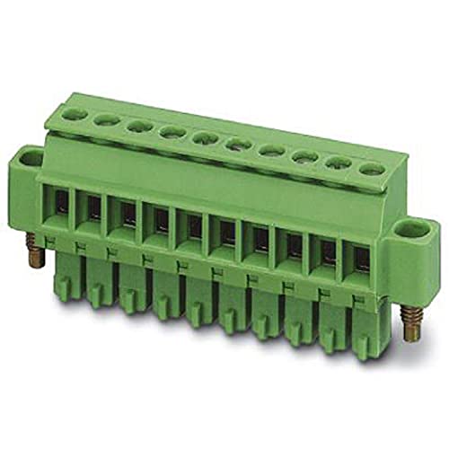 PHOENIX CONTACT MCVR 1,5/2-STF-3,5 Leiterplattenstecker, 1.5 mm² Nennquerschnitt, 2 Anzahl der Anschlüsse, MCVR 1,5/..-STF Reichweite, 3.5 mm Rastermaß, Grün, 50 Stück von PHOENIX CONTACT