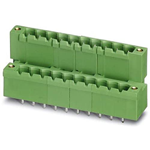 PHOENIX CONTACT MDSTBV 2,5/5-GF Leiterplattengrundleiste, Nennquerschnitt 2,5 mm², Farbe grün, Anzahl der Anschlüsse 10, Artikelfamilie MDSTBV 2,5/..-GF, Rastermaß 5 mm, 50 Stück PHOENIX CONTACT MDSTBV 2,5/5-GF Leiterplattengrundleiste, Nennquerschnitt 2,5 mm², Farbe grün, Anzahl der Anschlüsse 10, Artikelfamilie MDSTBV 2,5/..-GF, Rastermaß 5 mm, 50 Stück von PHOENIX CONTACT