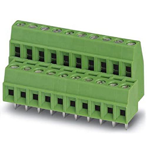 PHOENIX CONTACT MKKDS 112-3.5 printed circuit board terminal block, green, 8 A, 200 V, 24-pin number, MKKDS 1 article family, 3.5 mm pitch, 50 pieces PHOENIX CONTACT MKKDS 112-3.5 printed circuit board terminal block, green, 8 A, 200 V, 24-pin number, MKKDS 1 article family, 3.5 mm pitch, 50 pieces von PHOENIX CONTACT
