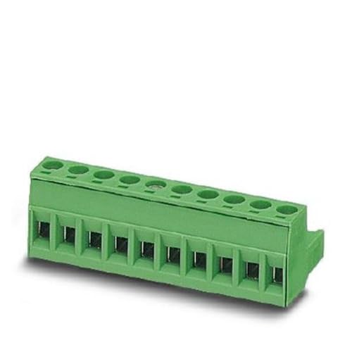 PHOENIX CONTACT MSTB 2,5/10-ST-5,08 Leiterplattenstecker, Grün, 2.5 mm² Nennquerschnitt, 10 Anschlüsse, MSTB 2,5/..-ST, 5.08mm Rastermaß, 50 Stück PHOENIX CONTACT MSTB 2,5/10-ST-5,08 Leiterplattenstecker, Grün, 2.5 mm² Nennquerschnitt, 10 Anschlüsse, MSTB 2,5/..-ST, 5.08mm Rastermaß, 50 Stück von PHOENIX CONTACT