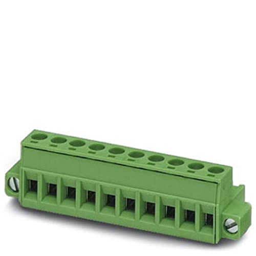 PHOENIX CONTACT MSTB 2,5/3-STF-5,08 Leiterplattenstecker, Grün, 2.5 mm² Nennquerschnitt, 3 Anschlüsse, MSTB 2,5/..-STF, 5.08mm Rastermaß, 100 Stück von PHOENIX CONTACT