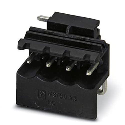 PHOENIX CONTACT MSTBO 2,5/4-G1L BK Leiterplattengrundleiste, 2.5mm² Nennquerschnitt, 4 Anzahl der Potenziale, MSTBO 2.5/..-G1L Artikelfamilie, 5mm Rastermaß, Schwarz, 200 Stück PHOENIX CONTACT MSTBO 2,5/4-G1L BK Leiterplattengrundleiste, 2.5mm² Nennquerschnitt, 4 Anzahl der Potenziale, MSTBO 2.5/..-G1L Artikelfamilie, 5mm Rastermaß, Schwarz, 200 Stück von PHOENIX CONTACT