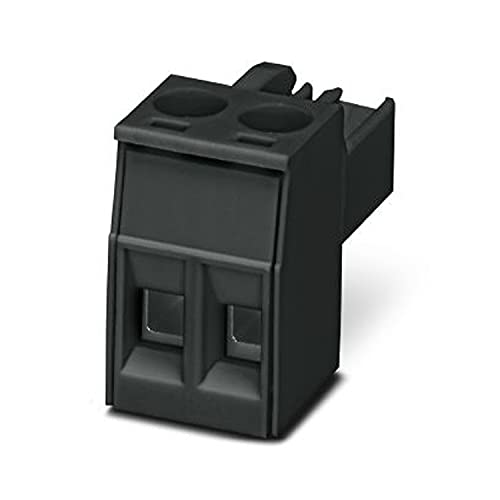 PHOENIX CONTACT MSTBT 2,5 HC/2-STP BK Leiterplattenstecker, 2.5 mm² Nennquerschnitt, 1 Anzahl der Reihen, MSTBT 2.5 HC/.-STP Artikelfamilie, 5mm Rastermaß, Schwarz, 50 Stück von PHOENIX CONTACT