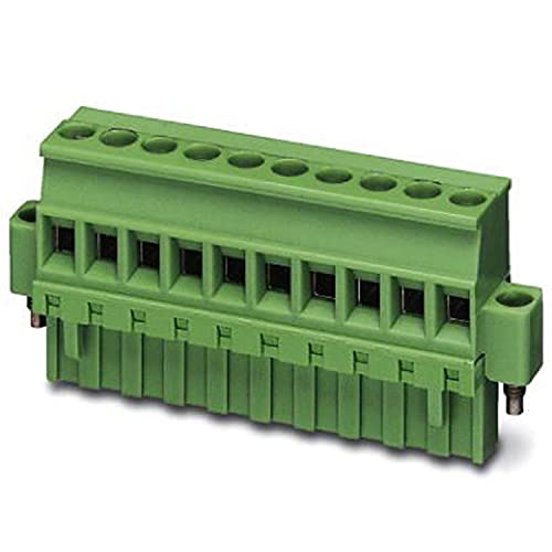 PHOENIX CONTACT MVSTBR 2.520-STF-5.08 printed circuit board connector, 2.5mm² nominal cross section, 20 connections, MVSTBR 2.5..-STF article family, 5.08mm pitch, green, 50 pieces PHOENIX CONTACT MVSTBR 2.520-STF-5.08 printed circuit board connector, 2.5mm² nominal cross section, 20 connections, MVSTBR 2.5..-STF article family, 5.08mm pitch, green, 50 pieces von PHOENIX CONTACT