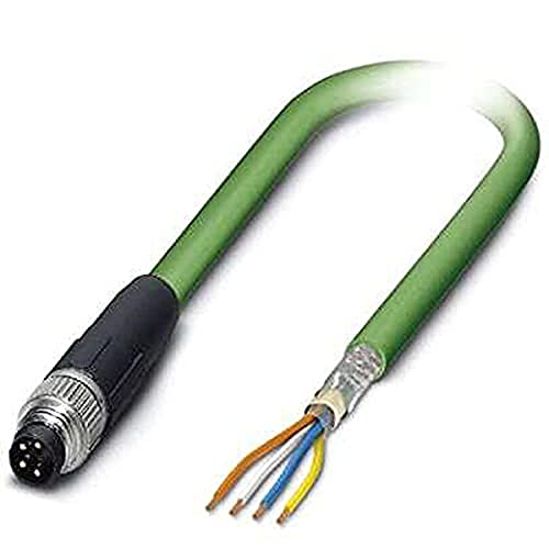 Phoenix Contact Ethernetkabel Cat.5, 1m, Grün Patchkabel, A M8 Geschirmt Stecker, B offenes Ende Phoenix Contact Ethernetkabel Cat.5, 1m, Grün Patchkabel, A M8 Geschirmt Stecker, B offenes Ende von PHOENIX CONTACT