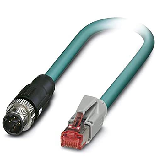 PHOENIX CONTACT NBC-MSD/5.0-93E/R4AC SCO Netzwerkkabel, 100 MBit/s Ethernet circat5, 4 Polig, PUR, Geschirmt, M12 Stecker Gerade, 5m Kabellänge, 231.900g, Wasserblau PHOENIX CONTACT NBC-MSD/5.0-93E/R4AC SCO Netzwerkkabel, 100 MBit/s Ethernet circat5, 4 Polig, PUR, Geschirmt, M12 Stecker Gerade, 5m Kabellänge, 231.900g, Wasserblau von PHOENIX CONTACT