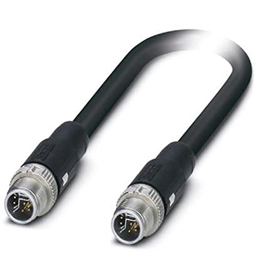 PHOENIX CONTACT NBC-MSY/5.0-94H/MSY SCO Hybridkabel, 100 MBit/s Ethernet Hybrid circat5, 8 Polig, PUR Halogenfrei, Geschirmt, M12 SPEEDCON/IP67 Stecker Gerade, 5m Kabellänge, Schwarz PHOENIX CONTACT NBC-MSY/5.0-94H/MSY SCO Hybridkabel, 100 MBit/s Ethernet Hybrid circat5, 8 Polig, PUR Halogenfrei, Geschirmt, M12 SPEEDCON/IP67 Stecker Gerade, 5m Kabellänge, Schwarz von PHOENIX CONTACT