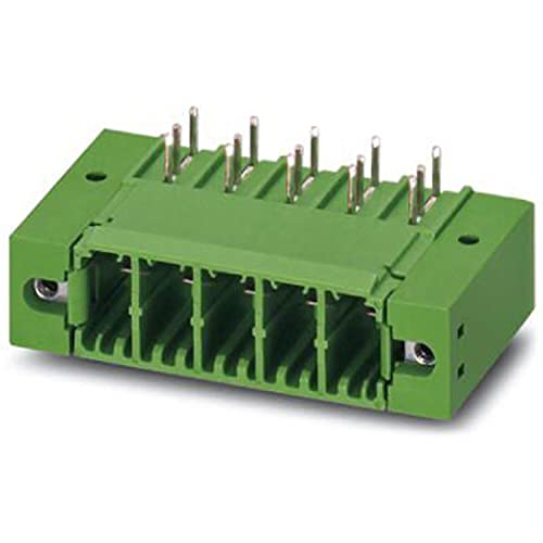 PHOENIX CONTACT PC 512-GFU-7.62 PCB header, 41 A, 630 V, 6 mm² nominal cross section, green, 12 number of potentials, PC 5..-GFU article family, 7.62mm pitch, 4.2mm pin length, 50 pieces von PHOENIX CONTACT