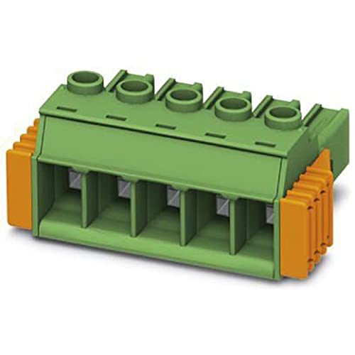 PHOENIX CONTACT PC 59-STCL1-7.62 PCB connector, green, 6 mm² nominal cross-section, 9 connections, PC 5..-STCL1 article family, 7.62 mm pitch, 50 pieces PHOENIX CONTACT PC 59-STCL1-7.62 PCB connector, green, 6 mm² nominal cross-section, 9 connections, PC 5..-STCL1 article family, 7.62 mm pitch, 50 pieces von PHOENIX CONTACT