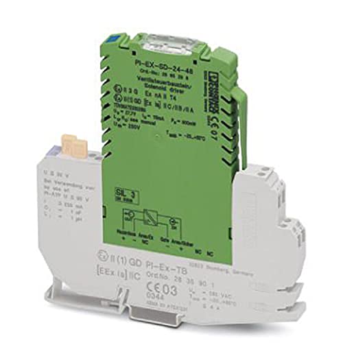 PHOENIX CONTACT PI-EX-SD-24-48 Ex i-Ventilsteuerbaustein, Steckbar, Zur Ansteuerung von im Ex-Bereich installierten eigensicheren Magnetventilen, Galvanische Trennung PHOENIX CONTACT PI-EX-SD-24-48 Ex i-Ventilsteuerbaustein, Steckbar, Zur Ansteuerung von im Ex-Bereich installierten eigensicheren Magnetventilen, Galvanische Trennung von PHOENIX CONTACT