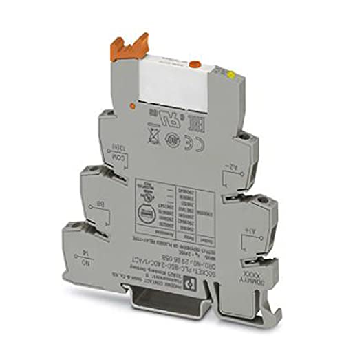 PHOENIX CONTACT PLC-RSC-24DC/1/MS/ACT Relaismodul für Ausgabefunktionen, 1 Schließer, Eingangsspannung 24 V DC, 10 Stück von PHOENIX CONTACT