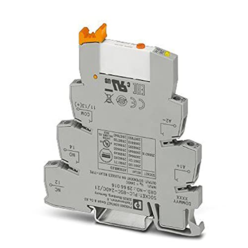 PHOENIX CONTACT PLC-RSC-24DC/21AU/MS Relaismodul, 1 Wechsler, Eingangsspannung 24 V DC, 10 Stück von PHOENIX CONTACT