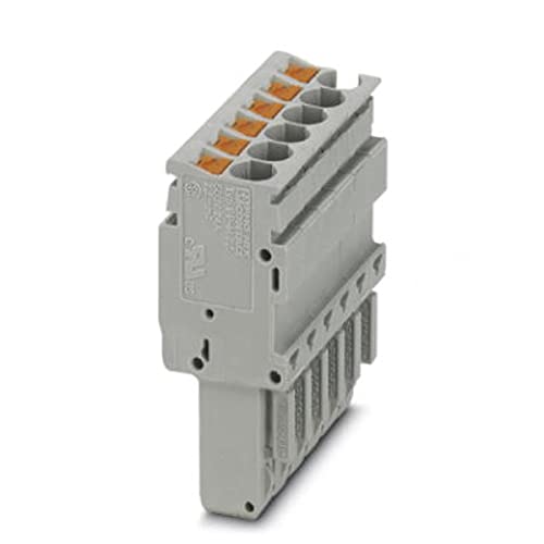 PHOENIX CONTACT PP-H 2,5/6 Stecker, 500 V, 24 A, 6 Polzahl, 0.14 mm² - 4 mm² Querschnitt, Grau, 25 Stück PHOENIX CONTACT PP-H 2,5/6 Stecker, 500 V, 24 A, 6 Polzahl, 0.14 mm² - 4 mm² Querschnitt, Grau, 25 Stück von PHOENIX CONTACT