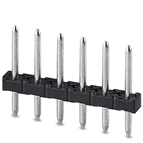 PHOENIX CONTACT PST 1.04-3.5 pin strip, black, 0.5 mm² nominal cross-section, 8 A, 250 V, 4 number of positions, 4 number of connections, PST 1.0..-V article family, 3.5 mm pitch, 250 pieces PHOENIX CONTACT PST 1.04-3.5 pin strip, black, 0.5 mm² nominal cross-section, 8 A, 250 V, 4 number of positions, 4 number of connections, PST 1.0..-V article family, 3.5 mm pitch, 250 pieces von PHOENIX CONTACT