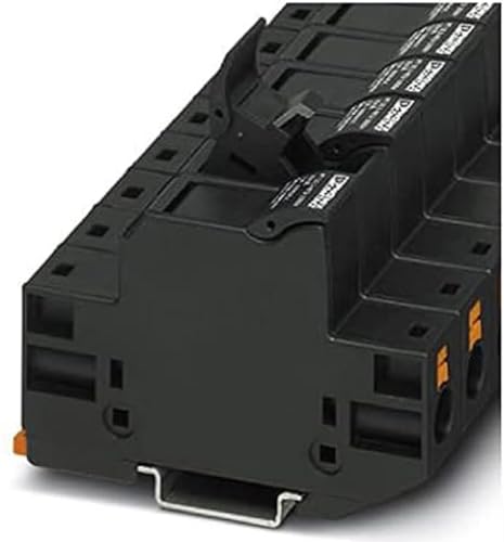 PHOENIX CONTACT PT 10,3-HESI 1000V Sicherungsreihenklemme, Schwarz, 1000 V, 20 A, Push-in-Anschluss, 1,5 mm²- 10 mm² Querschnitt, 10 Stück von PHOENIX CONTACT