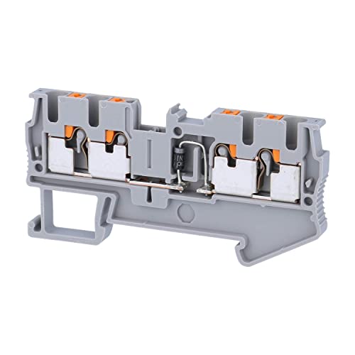 PHOENIX CONTACT PT 2,5-QUATTRO-DIO/L-R Bauelementreihenklemme mit Integrierter Diode 1N4007, Grau, 1300 V Sperrspannung, 0.5 A, 800 V, Push-in-Anschluss, 5.2 mm Breite, 50 Stück PHOENIX CONTACT PT 2,5-QUATTRO-DIO/L-R Bauelementreihenklemme mit Integrierter Diode 1N4007, Grau, 1300 V Sperrspannung, 0.5 A, 800 V, Push-in-Anschluss, 5.2 mm Breite, 50 Stück von PHOENIX CONTACT
