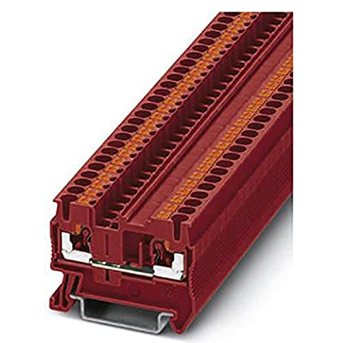PHOENIX CONTACT PT 2,5 RD Durchgangsklemme, Rot, 800 V, 24 A, 2 Anzahl der Anschlüsse, 0.14 mm² - 4 mm² Querschnitt, 50 Stück PHOENIX CONTACT PT 2,5 RD Durchgangsklemme, Rot, 800 V, 24 A, 2 Anzahl der Anschlüsse, 0.14 mm² - 4 mm² Querschnitt, 50 Stück von PHOENIX CONTACT