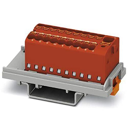 PHOENIX CONTACT PTFIX 4/18X1.5-NS35 RD Verteilerblock, Block mit Senkrechter Ausrichtung /Integrierter Einspeisung, 500V Nennspannung, 17.5A Nennstrom, 19 Anzahl der Anschlüsse, 20 Stück PHOENIX CONTACT PTFIX 4/18X1.5-NS35 RD Verteilerblock, Block mit Senkrechter Ausrichtung /Integrierter Einspeisung, 500V Nennspannung, 17.5A Nennstrom, 19 Anzahl der Anschlüsse, 20 Stück von PHOENIX CONTACT