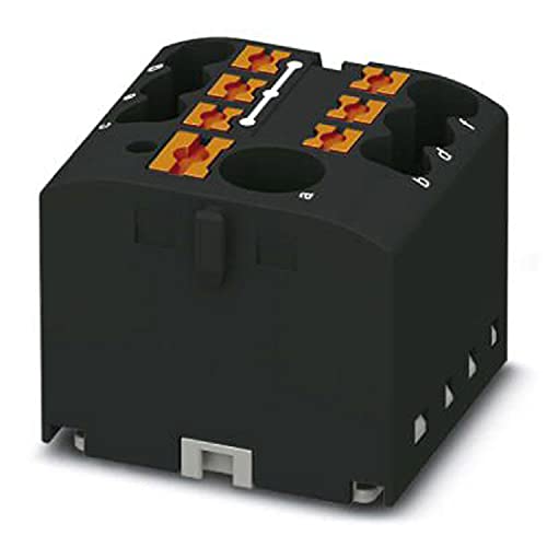 PHOENIX CONTACT PTFIX 6/6X2,5-G BK Verteilerblock, Grundklemme mit Einspeisung, 450 V, 24 A, Anzahl der Anschlüsse 7, Querschnitt 0,14 mm²-4 mm², 10 Stück PHOENIX CONTACT PTFIX 6/6X2,5-G BK Verteilerblock, Grundklemme mit Einspeisung, 450 V, 24 A, Anzahl der Anschlüsse 7, Querschnitt 0,14 mm²-4 mm², 10 Stück von PHOENIX CONTACT