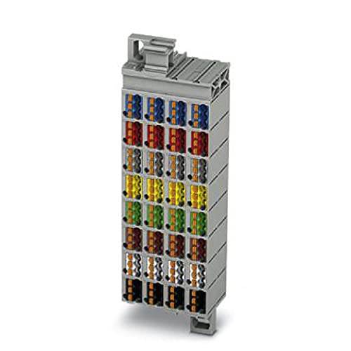 PHOENIX CONTACT PTMC 1.5/32-3 VDE0815 19Z Rangierwabe, 500 V, 17,5 A, Querschnitt 0,14 mm²-2,5 mm², AWG 14-26, Polzahl 32, Anzahl Anschlüsse 192, Breite 44 mm, Länge 111 mm, Grau, 19''-Rack, 18 Stück PHOENIX CONTACT PTMC 1.5/32-3 VDE0815 19Z Rangierwabe, 500 V, 17,5 A, Querschnitt 0,14 mm²-2,5 mm², AWG 14-26, Polzahl 32, Anzahl Anschlüsse 192, Breite 44 mm, Länge 111 mm, Grau, 19''-Rack, 18 Stück von PHOENIX CONTACT