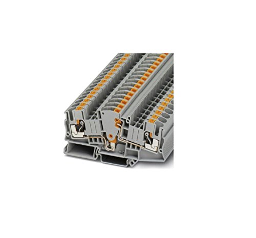 PHOENIX CONTACT PTME 6 Messwandler-Trennklemme, Querschnitt 0,5 mm²-10 mm², AWG 20-10, Breite 8,2 mm, Grau, 50 Stück PHOENIX CONTACT PTME 6 Messwandler-Trennklemme, Querschnitt 0,5 mm²-10 mm², AWG 20-10, Breite 8,2 mm, Grau, 50 Stück von PHOENIX CONTACT