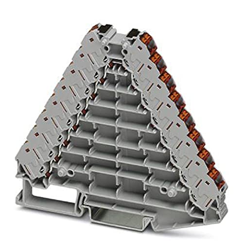 PHOENIX CONTACT PTRV 8-PV/RD Potenzialverteiler, Grau, 32 Anschlüsse, Rot Anschlusselemente, 17.5 A Nennstrom, 0.14 mm² - 2.5 mm² Querschnitt, 2 Polzahl, 8.3 mm Breite, 100 mm Länge, 10 Stück PHOENIX CONTACT PTRV 8-PV/RD Potenzialverteiler, Grau, 32 Anschlüsse, Rot Anschlusselemente, 17.5 A Nennstrom, 0.14 mm² - 2.5 mm² Querschnitt, 2 Polzahl, 8.3 mm Breite, 100 mm Länge, 10 Stück von PHOENIX CONTACT