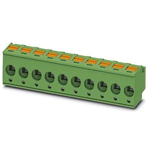 PHOENIX CONTACT PTS 1,5/6-PH-5,0 Leiterplattensteckverbinder, 1.5 mm² Nennquerschnitt, 6 Anschlüsse, PTS 1,5/..-PH Artikelfamilie, 5.00 mm Rastermaß, Grün, 100 Stück PHOENIX CONTACT PTS 1,5/6-PH-5,0 Leiterplattensteckverbinder, 1.5 mm² Nennquerschnitt, 6 Anschlüsse, PTS 1,5/..-PH Artikelfamilie, 5.00 mm Rastermaß, Grün, 100 Stück von PHOENIX CONTACT