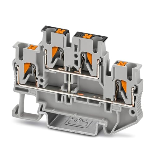 PHOENIX CONTACT PTTB 2,5-PV Doppelstockklemme, Grau, 0.14 mm² - 4 mm² Querschnitt, 5.2 mm Breite, 50 Stück PHOENIX CONTACT PTTB 2,5-PV Doppelstockklemme, Grau, 0.14 mm² - 4 mm² Querschnitt, 5.2 mm Breite, 50 Stück von PHOENIX CONTACT