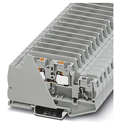 PHOENIX CONTACT PTTB 4-L 1000V Doppelstockklemme, Grau, 0.2 mm² - 6 mm² Querschnitt, 32 A Nennstrom, 2 Anschlüsse, 8.2 mm Breite, 45.9 mm Höhe, 50 Stück PHOENIX CONTACT PTTB 4-L 1000V Doppelstockklemme, Grau, 0.2 mm² - 6 mm² Querschnitt, 32 A Nennstrom, 2 Anschlüsse, 8.2 mm Breite, 45.9 mm Höhe, 50 Stück von PHOENIX CONTACT