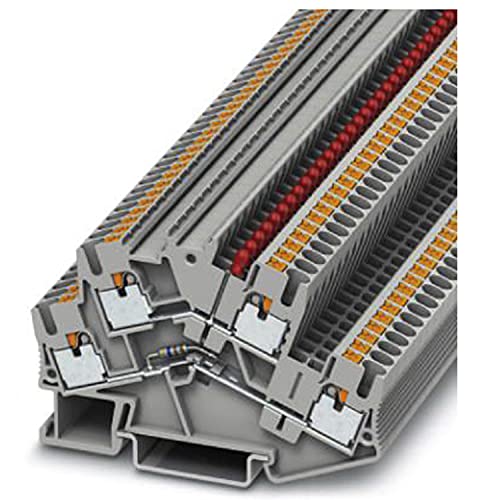 PHOENIX CONTACT PTTBS 2,5-LA 24 RD Bauelementreihenklemme, Grau, 0.14 mm² - 4 mm² Querschnitt, 5.2 mm Breite, 50 Stück PHOENIX CONTACT PTTBS 2,5-LA 24 RD Bauelementreihenklemme, Grau, 0.14 mm² - 4 mm² Querschnitt, 5.2 mm Breite, 50 Stück von PHOENIX CONTACT