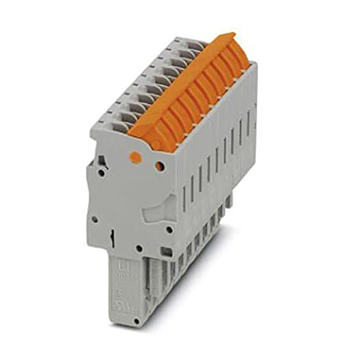 PHOENIX CONTACT QP 1,5/10 Stecker, Grau, 10 Polzahl, 0.25 mm²- 1.5 mm² Querschnitt, 17.5 A Nennstrom, 52 mm Breite, 25 Stück PHOENIX CONTACT QP 1,5/10 Stecker, Grau, 10 Polzahl, 0.25 mm²- 1.5 mm² Querschnitt, 17.5 A Nennstrom, 52 mm Breite, 25 Stück von PHOENIX CONTACT