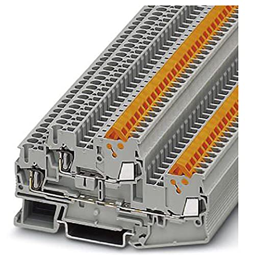 PHOENIX CONTACT QTTCBS 1,5 Durchgangsklemme, Grau, 0.25 mm² - 1.5 mm² Querschnitt, 5.2 mm Breite, 50 Stück PHOENIX CONTACT QTTCBS 1,5 Durchgangsklemme, Grau, 0.25 mm² - 1.5 mm² Querschnitt, 5.2 mm Breite, 50 Stück von PHOENIX CONTACT