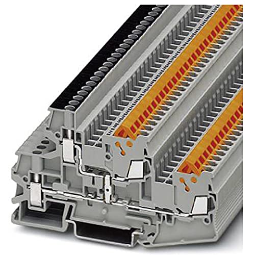 PHOENIX CONTACT QTTCBU 1,5-PV Doppelstockklemme mit Potenzialverbinder, Schnellanschluss/Schraubanschluss, Grau, 0.25 mm² - 1.5 mm² Querschnitt, 5.2 mm Breite, 50 Stück PHOENIX CONTACT QTTCBU 1,5-PV Doppelstockklemme mit Potenzialverbinder, Schnellanschluss/Schraubanschluss, Grau, 0.25 mm² - 1.5 mm² Querschnitt, 5.2 mm Breite, 50 Stück von PHOENIX CONTACT