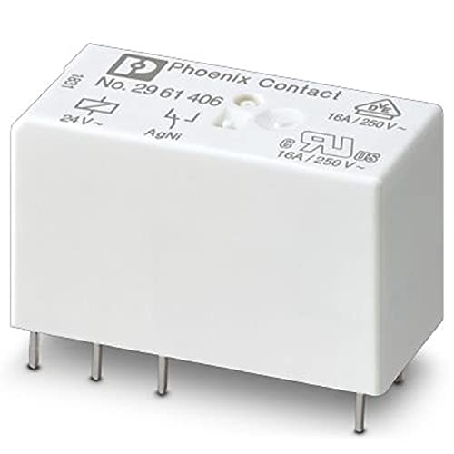 PHOENIX CONTACT REL-MR-24AC/21HC Steckbares Miniaturleistungsrelais mit Leistungskontakt für Hohe Dauerströme, 1 Wechsler, 24 V AC Eingangsspannung, 10 Stück PHOENIX CONTACT REL-MR-24AC/21HC Steckbares Miniaturleistungsrelais mit Leistungskontakt für Hohe Dauerströme, 1 Wechsler, 24 V AC Eingangsspannung, 10 Stück von PHOENIX CONTACT