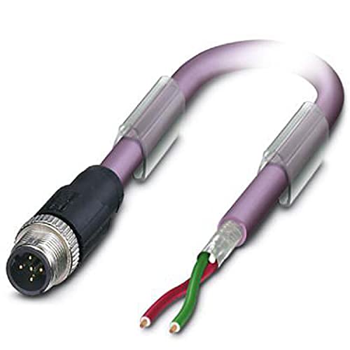 PHOENIX CONTACT SAC-2P-M12MSB/15.0-910 Bussystem-Kabel 12 MBit/s, 2-Polig, M12 Stecker Gerade, B Kodierung, 15m Kabellänge, Violett PHOENIX CONTACT SAC-2P-M12MSB/15.0-910 Bussystem-Kabel 12 MBit/s, 2-Polig, M12 Stecker Gerade, B Kodierung, 15m Kabellänge, Violett von PHOENIX CONTACT