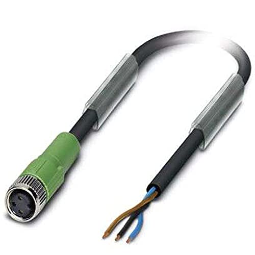 PHOENIX CONTACT SAC-3P-3.0-PVC/M 8FS Sensor/Aktor Kabel, 3-Polig, 3m Kabellänge, 69.520g, Schwarz PHOENIX CONTACT SAC-3P-3.0-PVC/M 8FS Sensor/Aktor Kabel, 3-Polig, 3m Kabellänge, 69.520g, Schwarz von PHOENIX CONTACT