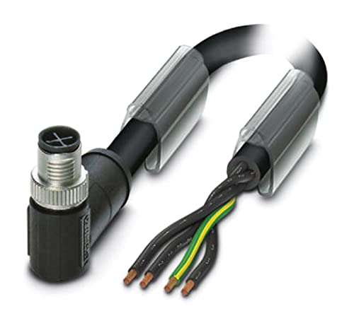 PHOENIX CONTACT SAC-4P-M12MRS/1.0-PUR PE Powerleitung, 4 Polig, 1m Kabellänge, 136.800g, Schwarzgrau PHOENIX CONTACT SAC-4P-M12MRS/1.0-PUR PE Powerleitung, 4 Polig, 1m Kabellänge, 136.800g, Schwarzgrau von PHOENIX CONTACT