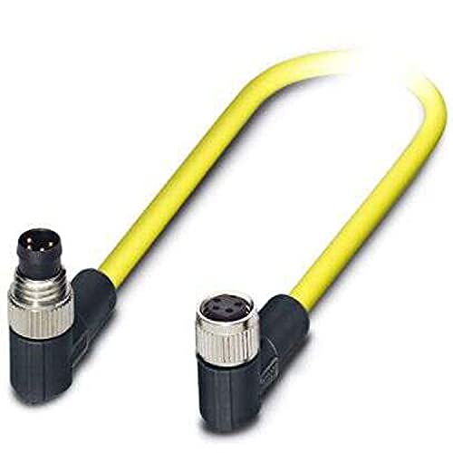 PHOENIX CONTACT SAC-4P-M8MR/1.5-542/M8 FR BK Sensor/Aktor-Kabel, 4 Polig, 1.5 m Kabellänge, 48.700g, Gelb von PHOENIX CONTACT