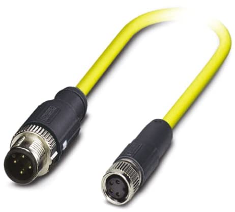 PHOENIX CONTACT SAC-4P-MS/0.5-542/M8FSSH SCOBK konfektioniertes Sensorkabel Female / M12 Male, Länge 500mm, Packung a 50 Stück von PHOENIX CONTACT