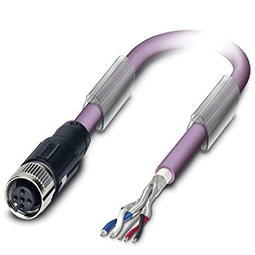 PHOENIX CONTACT SAC-5P-10.0-920/FS SCO circaNopen DeviceNet Bussystem-Kabel, 5-Polig, PUR Halogenfrei, Freies Leitungsende, Auf Buchse Gerade M12 Speedcon, A Kodierung, 10m Kabellänge, Violett PHOENIX CONTACT SAC-5P-10.0-920/FS SCO circaNopen DeviceNet Bussystem-Kabel, 5-Polig, PUR Halogenfrei, Freies Leitungsende, Auf Buchse Gerade M12 Speedcon, A Kodierung, 10m Kabellänge, Violett von PHOENIX CONTACT