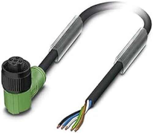 PHOENIX CONTACT SAC-5P-10.0-PUR/M12FR P Sensor/Aktor-Kabel, 5 Polig, 10m Kabellänge, 315.900g, Schwarzgrau von PHOENIX CONTACT