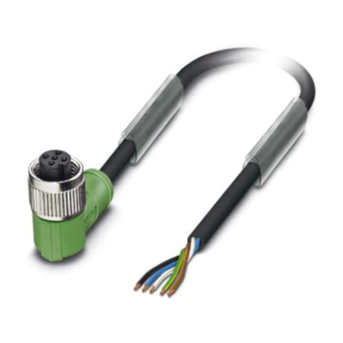 PHOENIX CONTACT SAC-5P-10.0-PVC/M12FR Sensor/Aktor Kabel, 5-Polig, A Kodierung, 10m Kabellänge, 407.800g, Schwarz PHOENIX CONTACT SAC-5P-10.0-PVC/M12FR Sensor/Aktor Kabel, 5-Polig, A Kodierung, 10m Kabellänge, 407.800g, Schwarz von PHOENIX CONTACT
